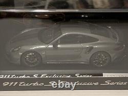 Porsche 911 Turbo S Exclusive Series (991.2) Agate Grey Spark 143