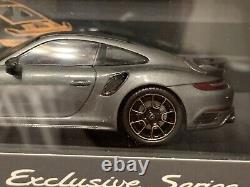 Porsche 911 Turbo S Exclusive Series (991.2) Agate Grey Spark 143