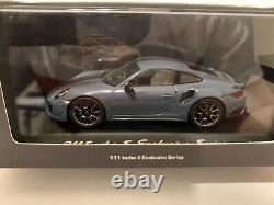 Porsche 911 Turbo S Exclusive Series (991.2) Graphite Blue Spark 143