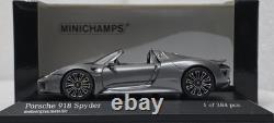 Porsche 918 Spyder 2013 Grey Met 143 Minichamps 410062132 EXTREMELY RARE! (16)