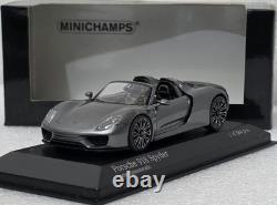 Porsche 918 Spyder 2013 Grey Met 143 Minichamps 410062132 EXTREMELY RARE! (16)