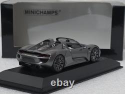 Porsche 918 Spyder 2013 Grey Met 143 Minichamps 410062132 EXTREMELY RARE! (16)