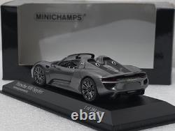Porsche 918 Spyder 2013 Grey Met 143 Minichamps 410062132 EXTREMELY RARE! (16)