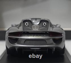 Porsche 918 Spyder 2013 Grey Met 143 Minichamps 410062132 EXTREMELY RARE! (16)
