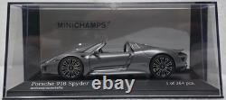 Porsche 918 Spyder 2013 Grey Met 143 Minichamps 410062132 EXTREMELY RARE! (16)