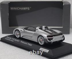 Porsche 918 Spyder Weissach Paket 2015 Silver 143 Minichamps CA 043 16 012 (16)