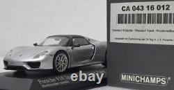 Porsche 918 Spyder Weissach Paket 2015 Silver 143 Minichamps CA 043 16 012 (16)