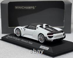 Porsche 918 Spyder Weissach Paket 2015 White 143 Minichamps CA 043 16 009 (14)
