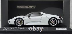 Porsche 918 Spyder Weissach Paket 2015 White 143 Minichamps CA 043 16 009 (14)