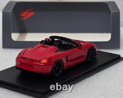 Porsche 981 Boxster Spyder 2015 Red 143 Spark S4932 EXTREMELY RARE! (15)
