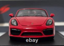 Porsche 981 Boxster Spyder 2015 Red 143 Spark S4932 EXTREMELY RARE! (15)