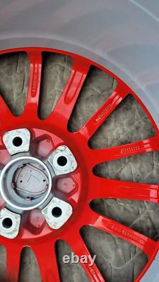 Porsche 987 Cayman-r Special Edition Oem Sport Design Red Wheel/tire/tpms & Caps