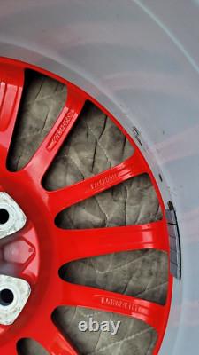 Porsche 987 Cayman-r Special Edition Oem Sport Design Red Wheel/tire/tpms & Caps