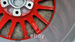Porsche 987 Cayman-r Special Edition Oem Sport Design Red Wheel/tire/tpms & Caps