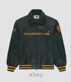 Porsche 993 Turbo Leather Club Jacket Limited Edition Biker Leather Jacket
