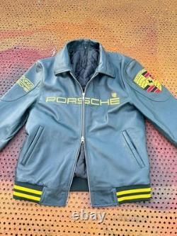 Porsche 993 Turbo Leather Club Jacket Limited Edition Biker Leather Jacket