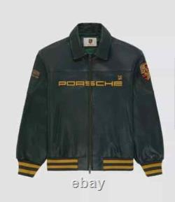 Porsche 993 Turbo Leather Club Jacket Limited Edition Biker Leather Jacket NWT