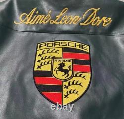Porsche 993 Turbo Leather Club Jacket Limited Edition Biker Leather Jacket NWT