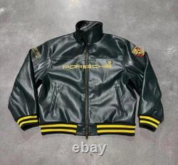 Porsche 993 Turbo Leather Club Jacket Limited Edition Biker Leather Jacket NWT