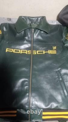 Porsche 993 Turbo Leather Jacket Limited Edition Biker Leather Jacket NWT
