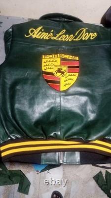 Porsche 993 Turbo Leather Jacket Limited Edition Biker Leather Jacket NWT
