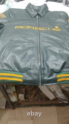 Porsche 993 Turbo Leather Jacket Limited Edition Biker Leather Jacket NWT