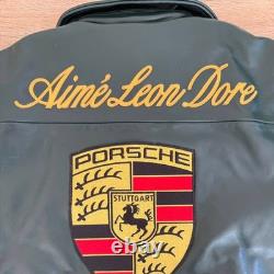 Porsche 993 Turbo Leather Jacket Limited Edition Racing Green Cowhide Biker