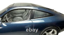 Porsche 996 Targa 118 Maisto Midnight Blue Metallic Diecast Model Car