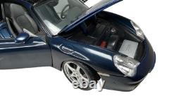 Porsche 996 Targa 118 Maisto Midnight Blue Metallic Diecast Model Car