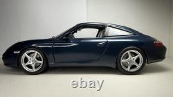 Porsche 996 Targa 118 Maisto Midnight Blue Metallic Diecast Model Car