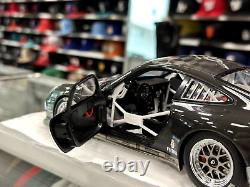 Porsche 997 GT3 Cup Dark Grey Minichamps AUTOart 1/18 Dealer Edition Rare