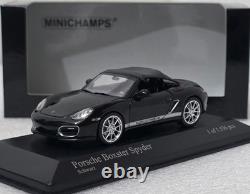 Porsche Boxster (987) Spyder 2010 Black 143 Minichamps 400069300 Diecast (8)