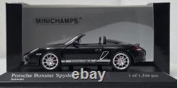 Porsche Boxster (987) Spyder 2010 Black 143 Minichamps 400069300 Diecast (8)