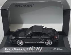 Porsche Boxster (987) Spyder 2010 Black 143 Minichamps 400069300 Diecast (8)