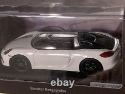 Porsche Boxster Bergspyder white / green / black 143 Spark