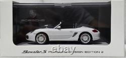 Porsche Boxster S 987 White 2008 Porsche Design Edition 2 143 Schuco PORS06 (1)