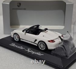 Porsche Boxster Spyder 2010 White 143 Minichamps WAP 020 101 0A Dealer Ed (9)