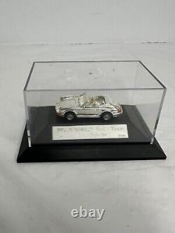 Porsche Car 911 Carrera Cabriole 925 Sterling Silver Desk Model Germany Rare