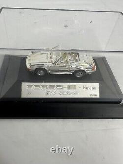 Porsche Car 911 Carrera Cabriole 925 Sterling Silver Desk Model Germany Rare