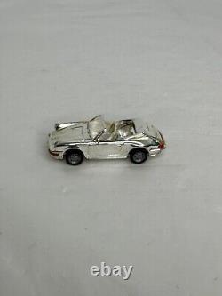 Porsche Car 911 Carrera Cabriole 925 Sterling Silver Desk Model Germany Rare