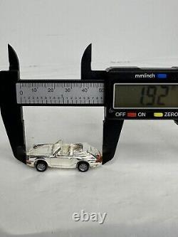 Porsche Car 911 Carrera Cabriole 925 Sterling Silver Desk Model Germany Rare