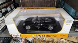 Porsche Carrera GT 118 Maisto Black CGT Premiere Edition Diecast Model Car