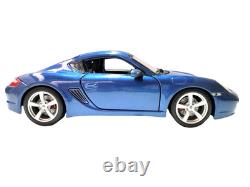 Porsche Cayman Coupe 118 Maisto Blue Diecast Model Car 10