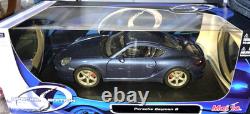 Porsche Cayman Coupe 118 Maisto Blue Diecast Model Car 10
