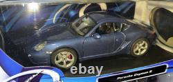 Porsche Cayman Coupe 118 Maisto Blue Diecast Model Car 10