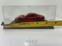 Porsche Cayman GTS 2015 Carmine Red 143 Minichamps Paul's Model Art with Case