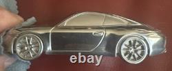Porsche Cayman S scale 143 Paperweight Chrome Limited Edition Model RARE Car