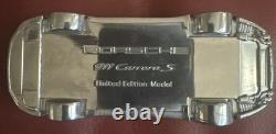 Porsche Cayman S scale 143 Paperweight Chrome Limited Edition Model RARE Car