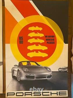 Porsche Collectors Poster Set Brand New 25 X 38 Special Edition Porsche Rs 60