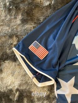 Porsche Design / Puma Ltd Ed. USA Soccer Style T-shirt With Collar USA Size XL